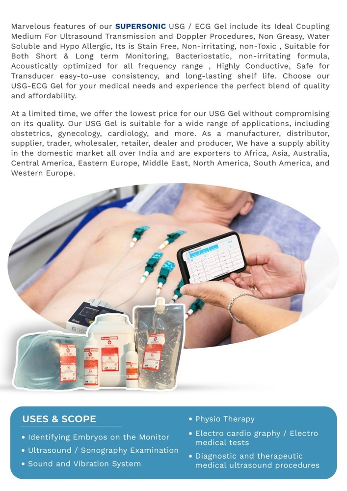 ECG Gel 5 KG Cubetainer