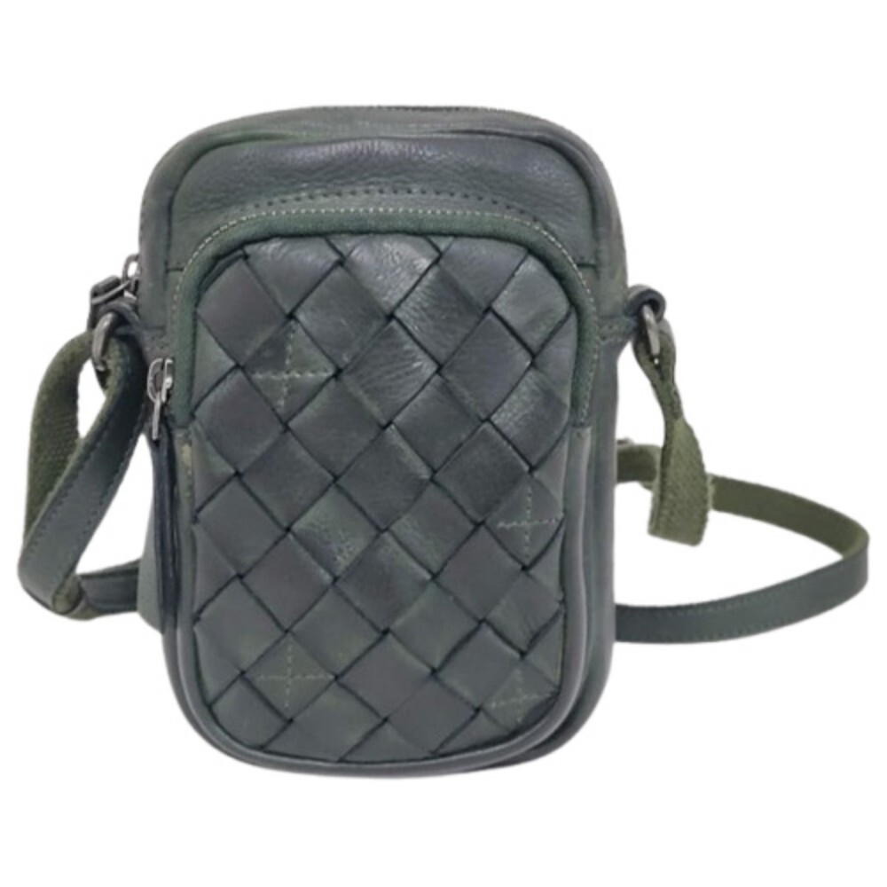 Black Leather Bag - Pattern: Designer