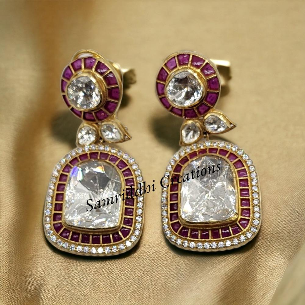 Moissanite Diamond Stud Earring