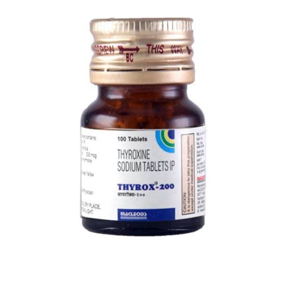 Thyrox 200 Mg Ingredients: Thyroxine Sodium Ip
