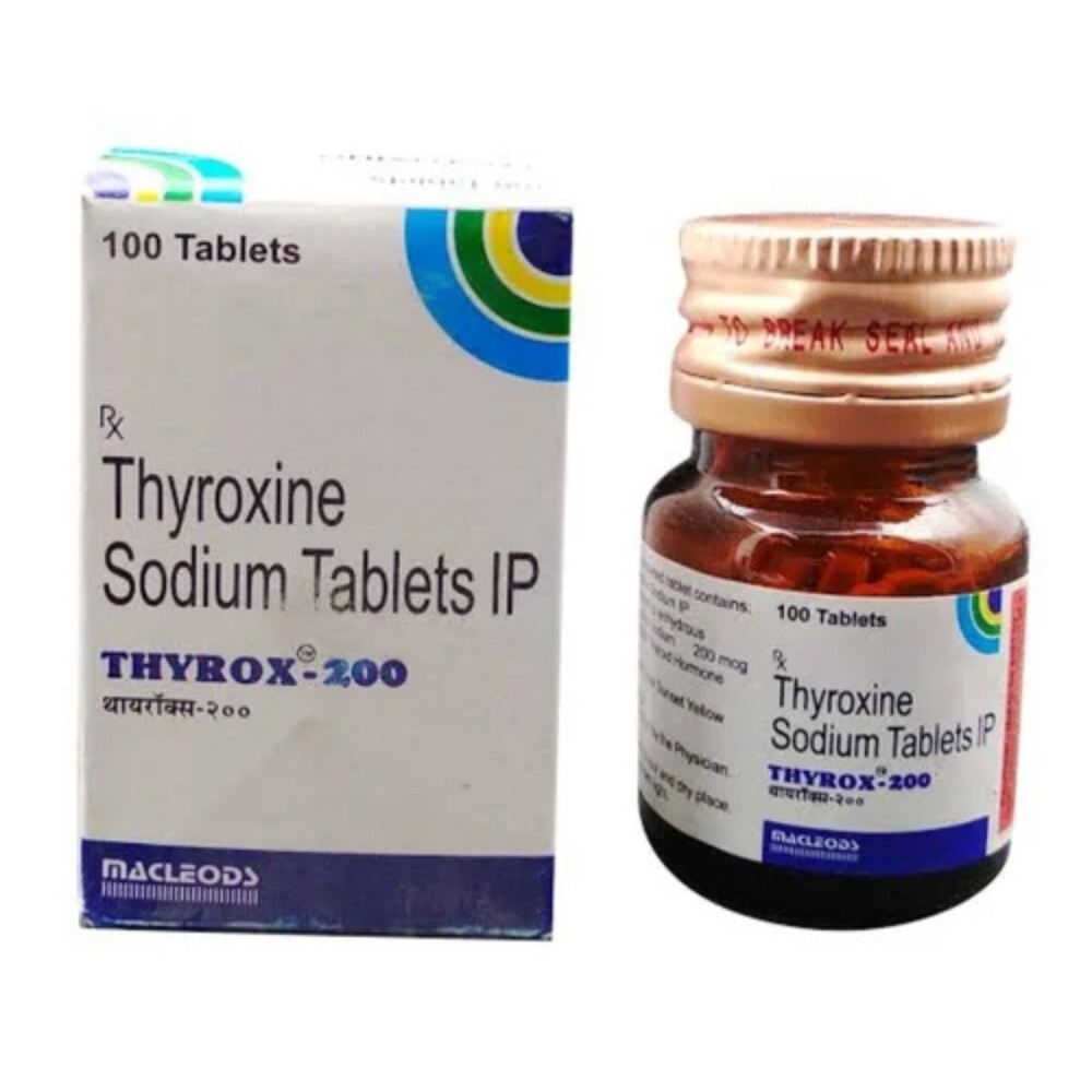 Thyrox 200 Mg Ingredients: Thyroxine Sodium Ip
