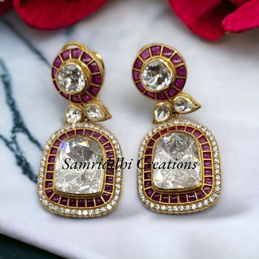 Dangle Drop Earrings, Moissanite Earrings
