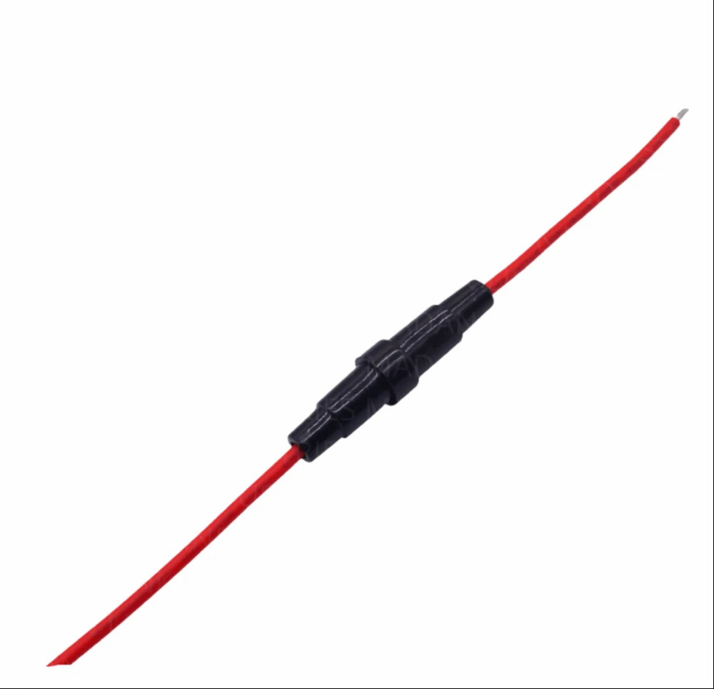 Glass Fuse Tube Holder With Wire