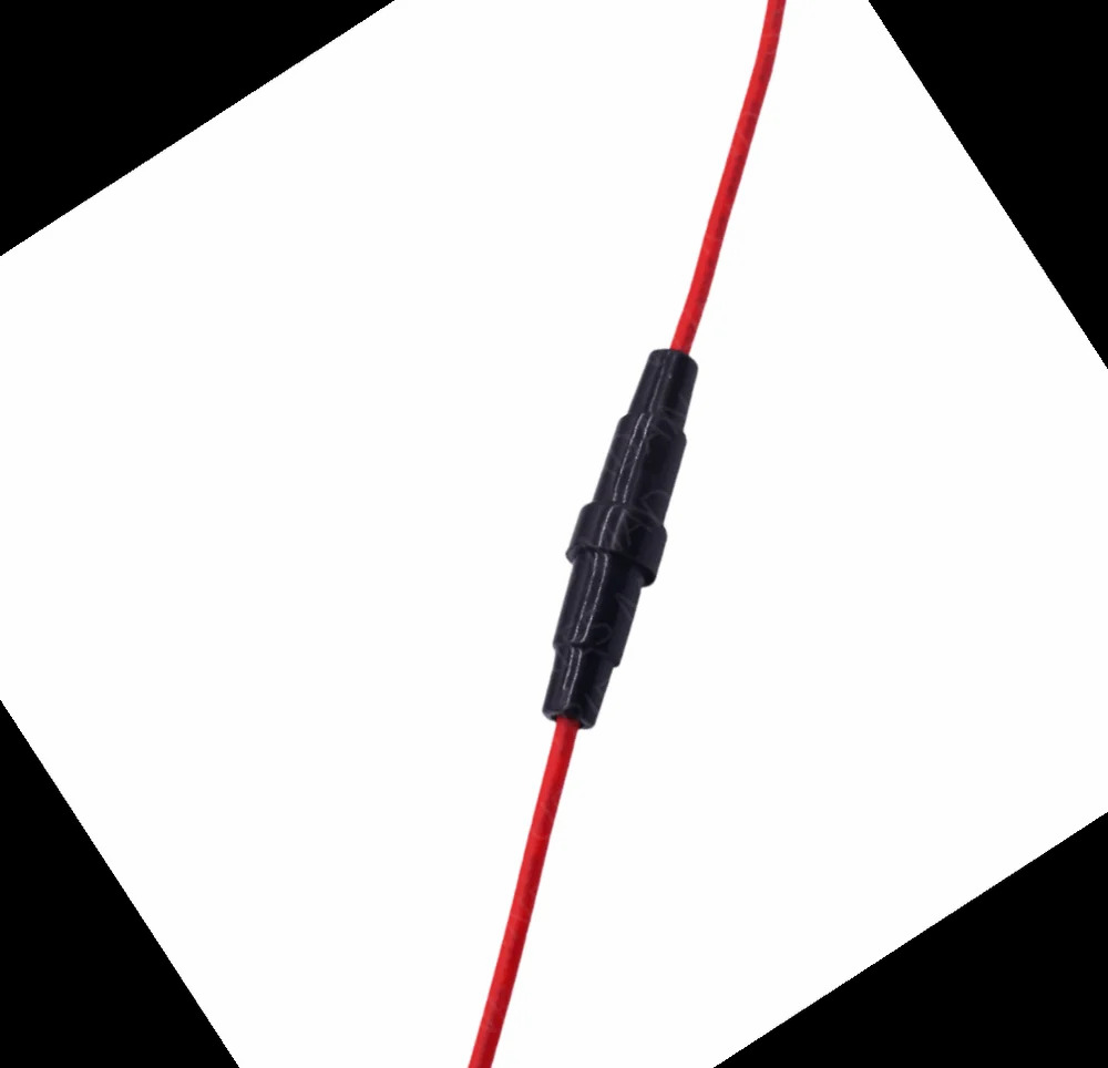 Glass Fuse Tube Holder With Wire