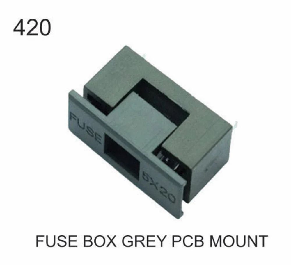 Fuse Box Grey Pcb Mount - Application: Overload And Short Circuit Protection
