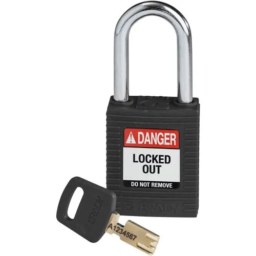 Brady Safety Padlock - Color: Red