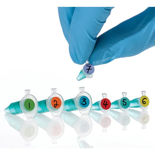 रंगीन बिंदु लेबल