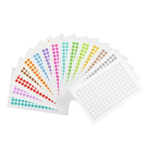 Color Dots Labels - Color: Multicolor
