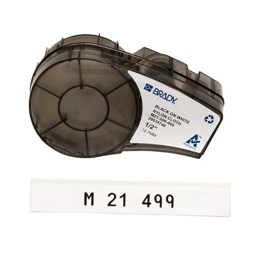 M210 Series Multi-purpose Nylon Labels - Color: White