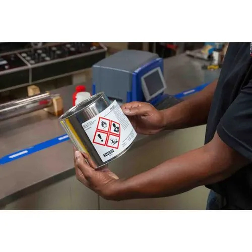 Self Adhesive Printed Label - White Polyester, 0.02-0.3mm Thickness, Any Customize Shape | Self Adhesive Backing For Easy Application, Ideal For Packing