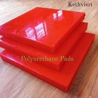 Red Polyurethane Pad - 20 Shore A To 85 Shore D Hardness, Abrasion & Tear Resistant | Durable, Flexible, Lightweight, Machinable Material