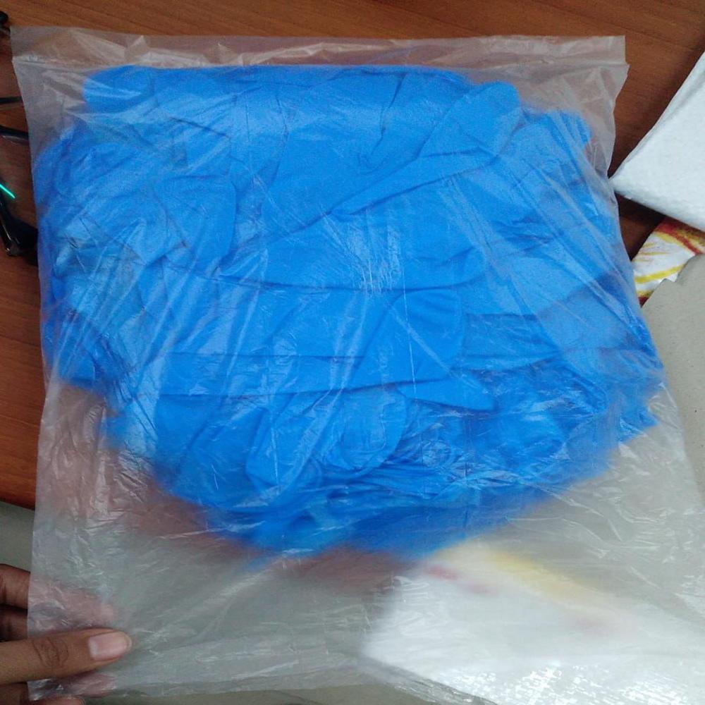 Nitrile Hand Gloves - Grade-a Nitrile Material, Single-use, Blue Color | Warranty Included, Ideal For Hospitals And Clinics, Dry Storage Recommended