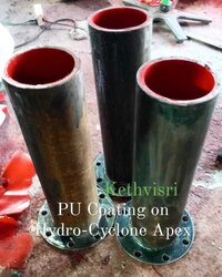 PU Lining on Hydro-Cyclone Apex - Polyurethane Sheets, 20-85 Shore A-D Hardness, Tan Color | High Load Bearing, Flexibility, Impact Resistance, Custom Sizes