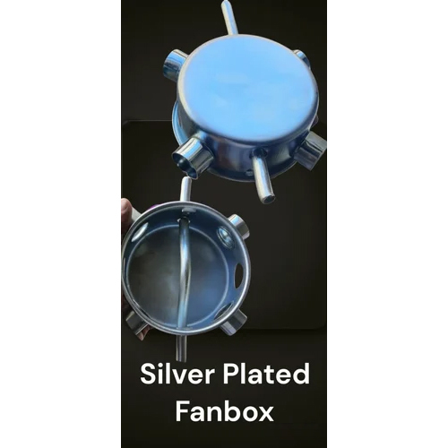 Electronic Silver Plated Fan Box