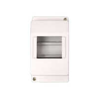 Plastic 4 Pole Mcb Box - Color: White