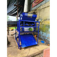 Magnetic Drum Separator - Mild Steel, 5.5x3x2.5 Feet, Blue Color | 1.5 Hp Power, 1.5 Ton/hour Capacity, Ferrite Permanent Magnets, 50 Hz Frequency