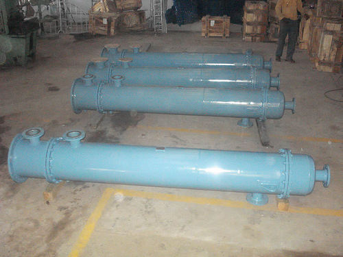 Industrial shell tube heat exchanger