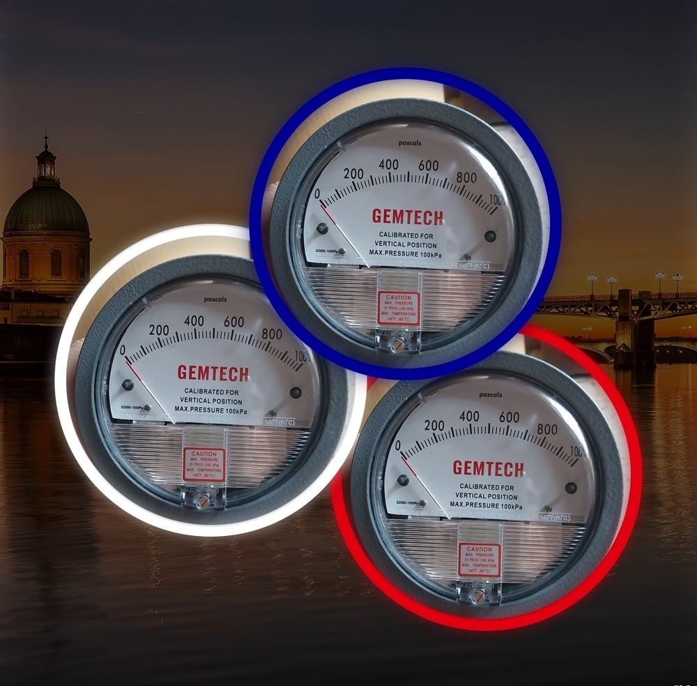 Supplier Gemtech Differential Pressure Gauge In Noida Uttar Pradesh - Accuracy: A 2% (-Ha Model A 1) Of Fs (A 3% (-Ha A 1.5%) On -0