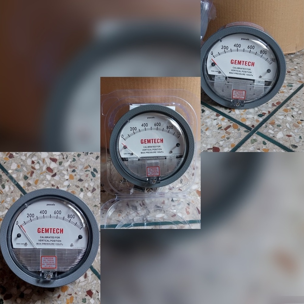 Supplier Gemtech Differential Pressure Gauge In Rohtak Haryana