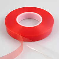 Red Double Sided Polyester Tape - Tape Length: 40  Meter (m)