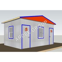 Portable Office Cabin - Color: Silver