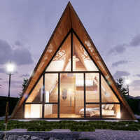 Prefabricated A Shape Cottage