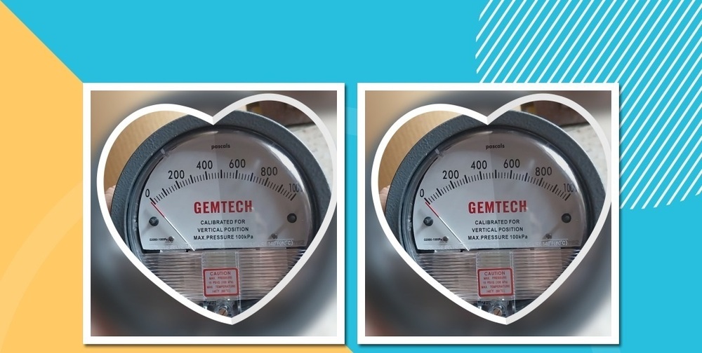 Gemtech Differential Pressure Gauge In Gujarat - Accuracy: A 2% (-Ha Model A 1) Of Fs (A 3% (-Ha A 1.5%) On -0