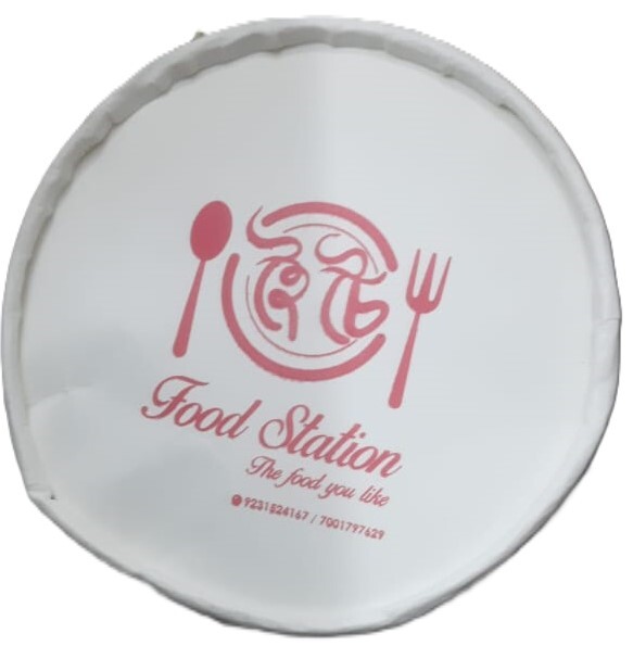 Paper Food container kraft lid print