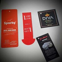 Paper Printed  Tag - Color: Multi