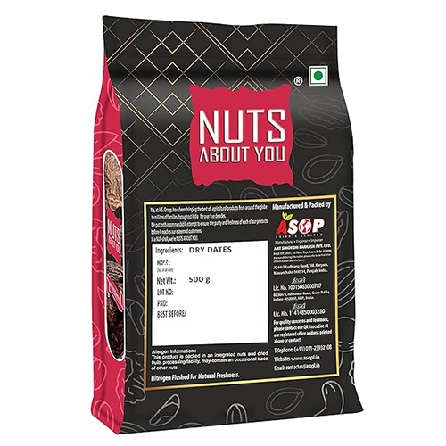 500g Dry Dates - Grade: A