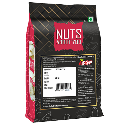 50g Foxnuts (Makhana) - Grade: A
