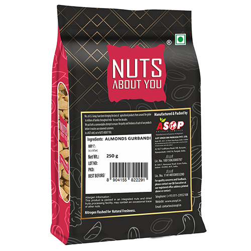 250g Almonds Gurbandi - Grade: A