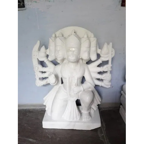 मार्बल पञ्चमुखी हनुमान