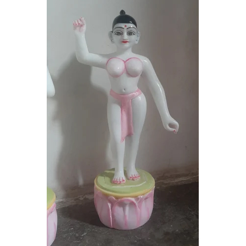 White marble Radhas Sakhi
