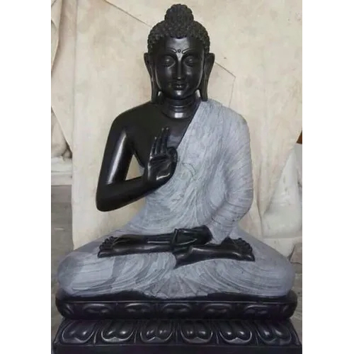 Black Marble Buddha