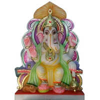 Multicolor Marble Ganesh Statue - Feature: Recyclable