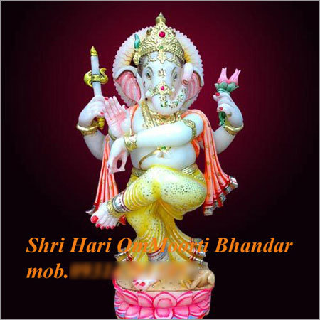Carving Ganesh Ji Marble Statues
