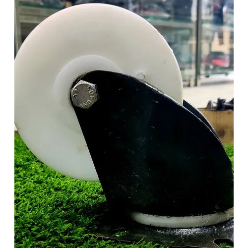 6 Inch White Nylon Roller Wheel