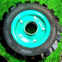 Rubber Trolley Wheels - Color: Black