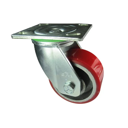2 Inch Red PU Wheel