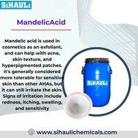 Mandelic Acid (alpha-hydroxyphenylacetic Acid) - 99% Pure, 25kg Drum, Powder Form | Aromatic Exfoliant For Sensitive Skin Care