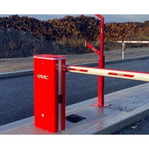 Semi Automatic Boom Barrier - Color: Red & Grey