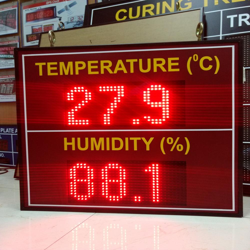 Led Industrial Temperature & Humidity Display