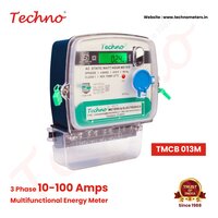 Techno 100 Amps Three Phase Energy Meter