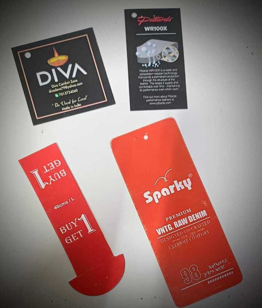 paper printed  tag