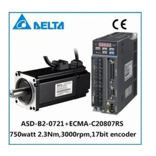 Delta 3000 RPM Servo Motor Set