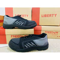 Liberty Pvc Sole Grey Safety Shoes - Color: Gray