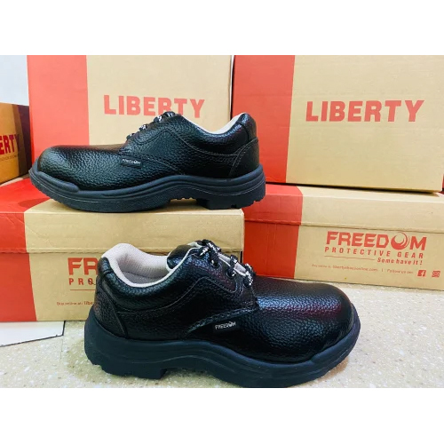 Liberty Pvc Sole Black Safety Shoes - Gender: Male