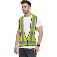Industrial Safety Jacket - Durable Polyester, Plus Size Unisex, Vibrant Green | Ideal for Construction Environments