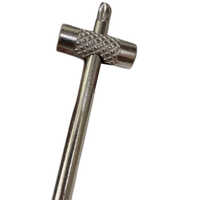 Oxygen Gas Cylinder Key - Stainless Steel, Customized Size, Silver Color | 100 Grams Weight, Versatile Industrial Tool